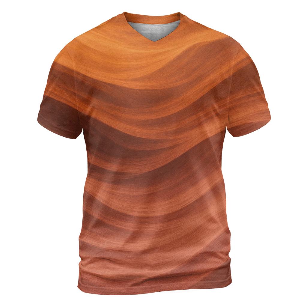 Molten Sandstorm Gradient Flow statement graphic shirts