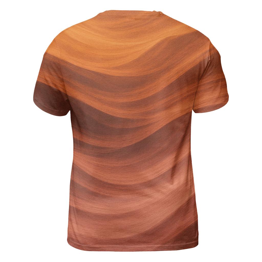 Molten Sandstorm Gradient Flow statement graphic shirts