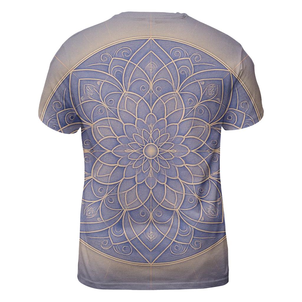 Aurora Prayer Geometry statement graphic shirts