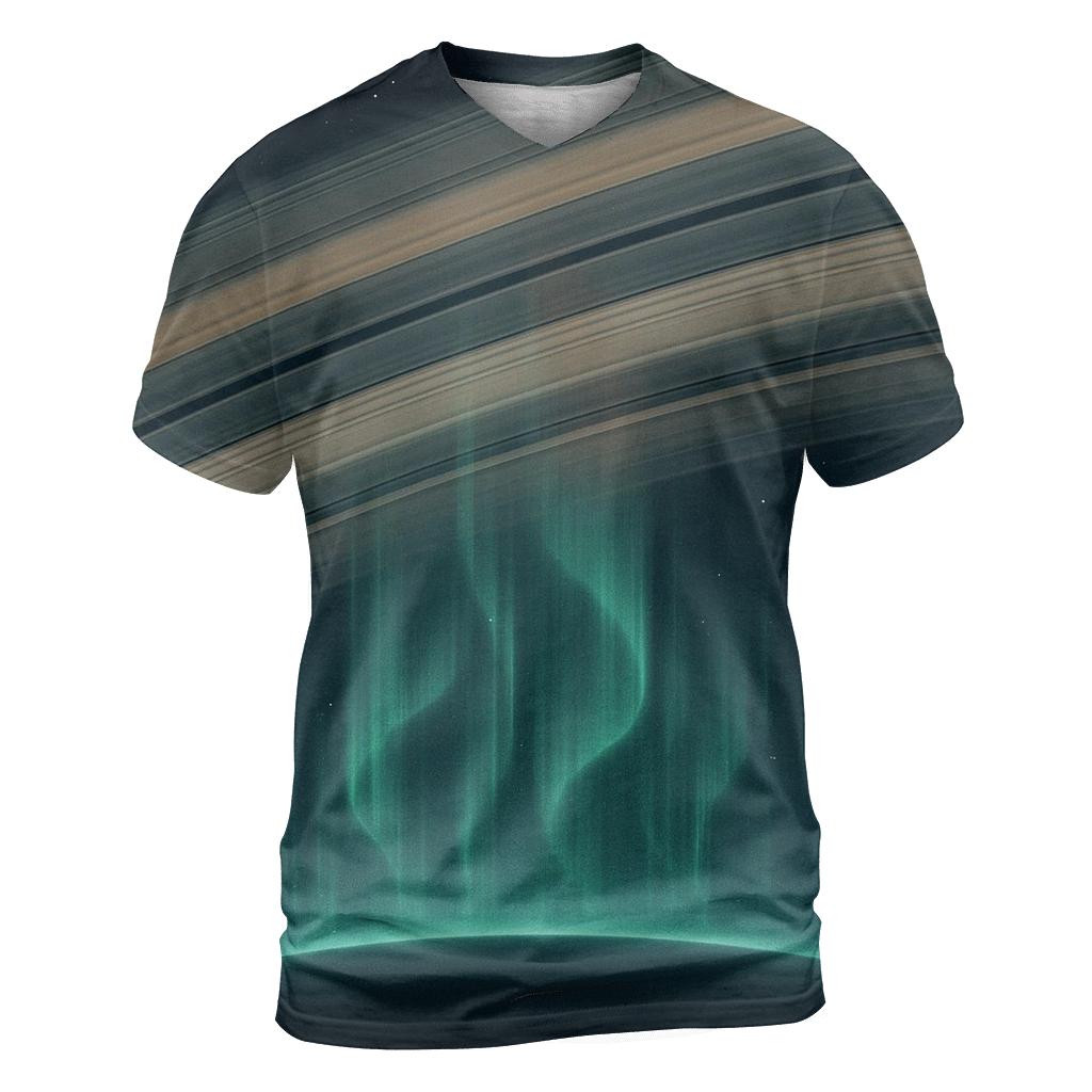 Ring Plane Auroral Horizon trendy printed shirt styles