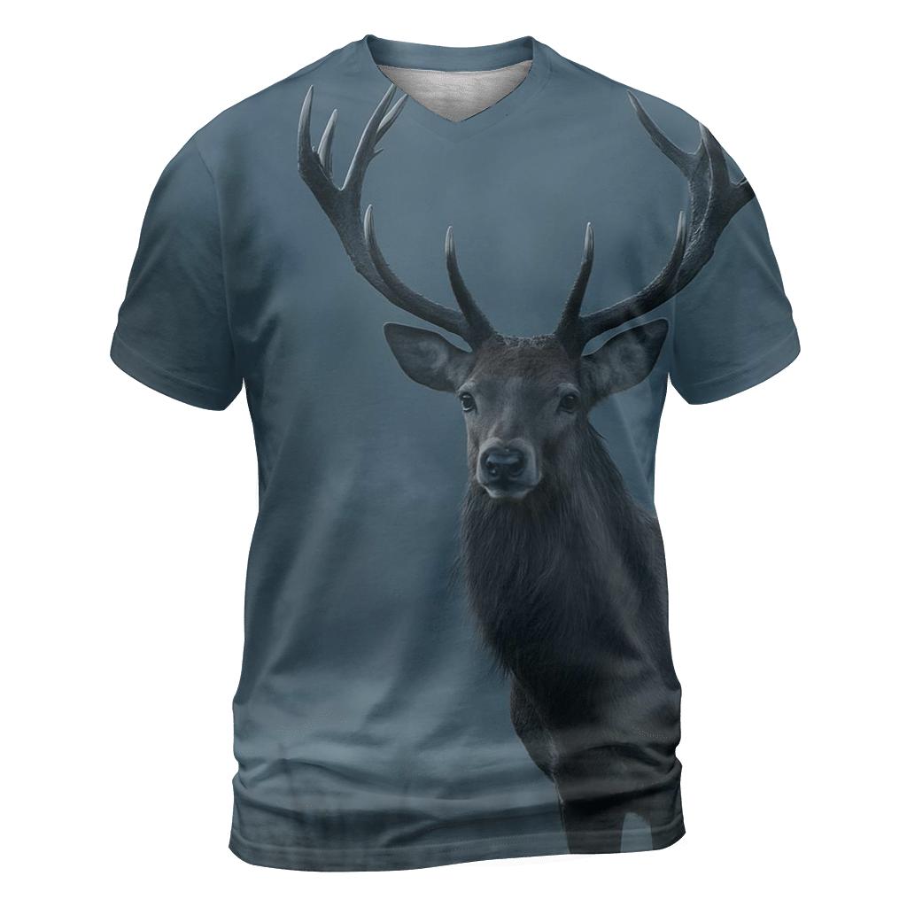 Mist Edge Stag Red Deer personalized full print shirts