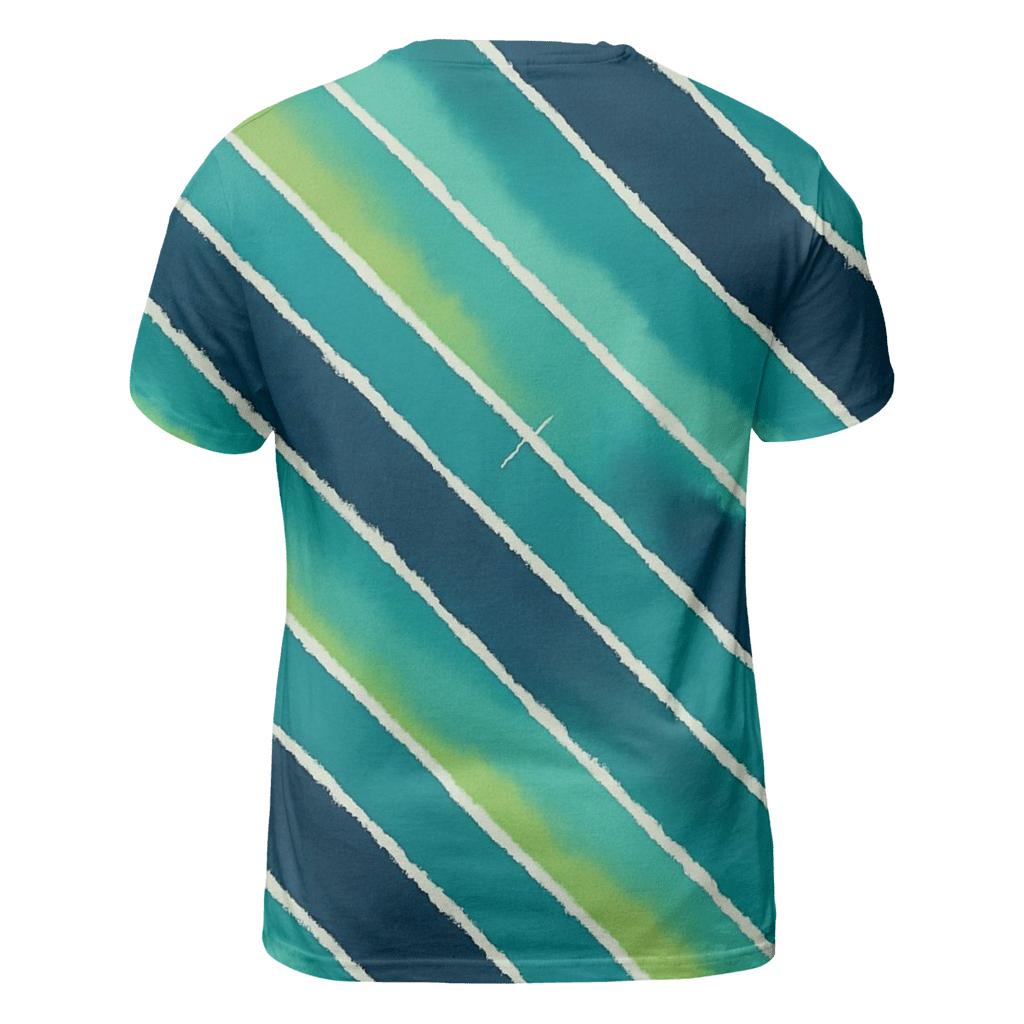 Arashi Diagonal Aurora Clamp Lines custom all-over print shirts