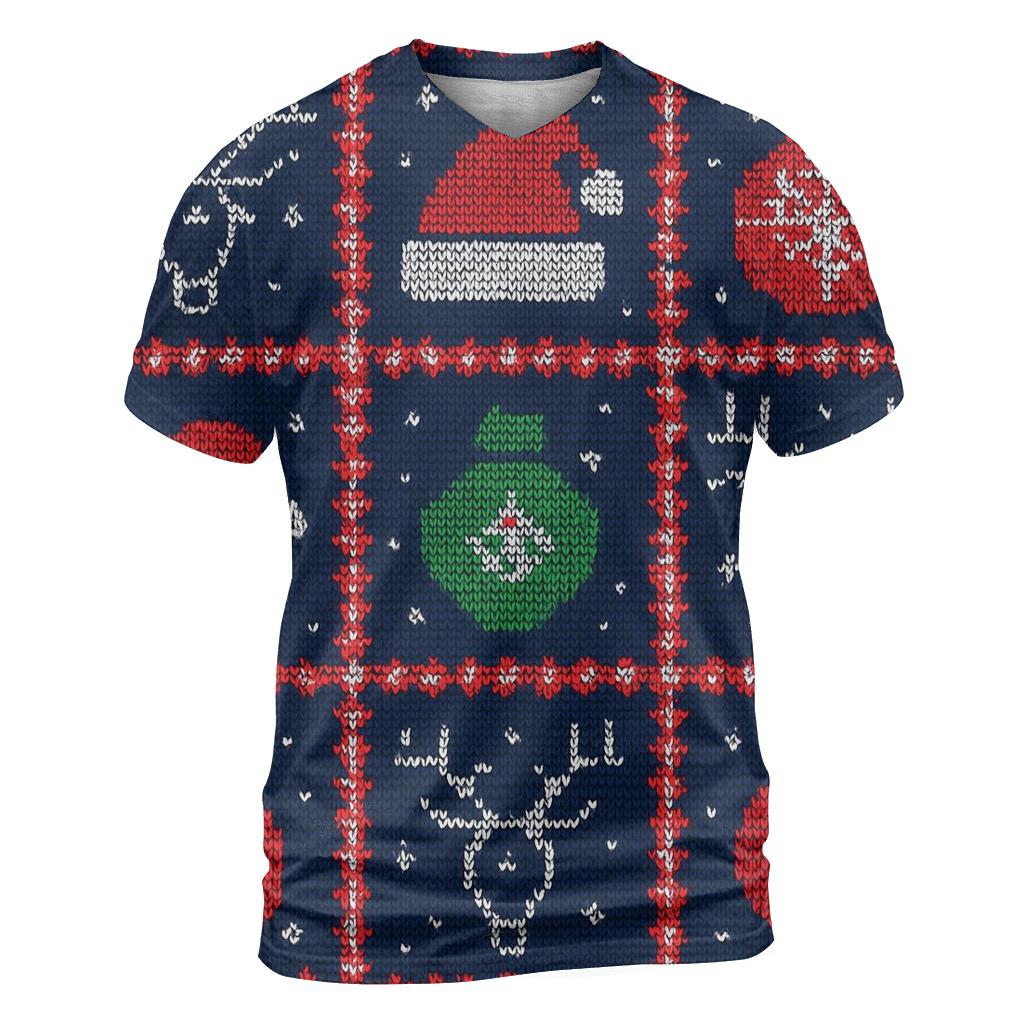 Cosmic Caroler Reindeer Constellation Grid Design statement graphic shirts