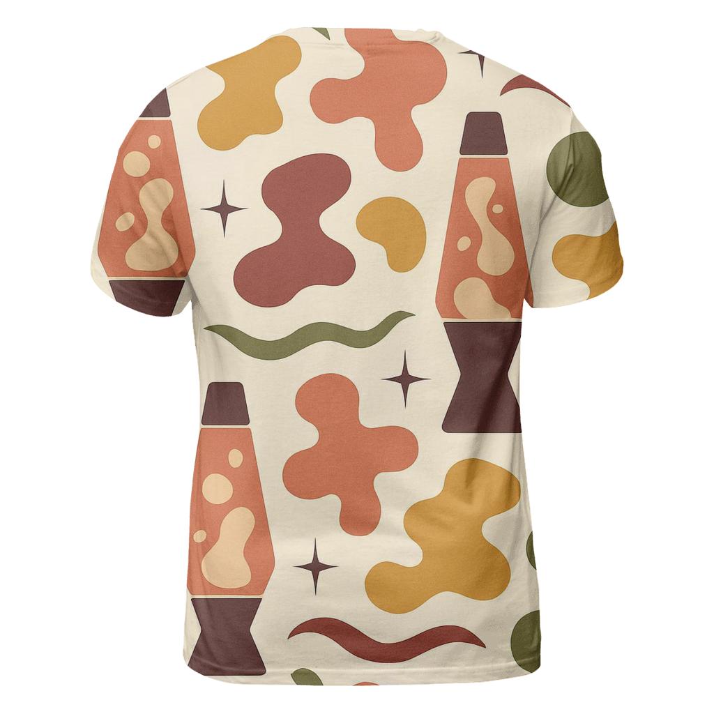 Groovy Lava Lamp Lounge Pattern statement graphic shirts