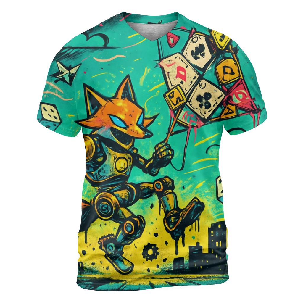 Clockwork Kite Parade designer pattern shirts