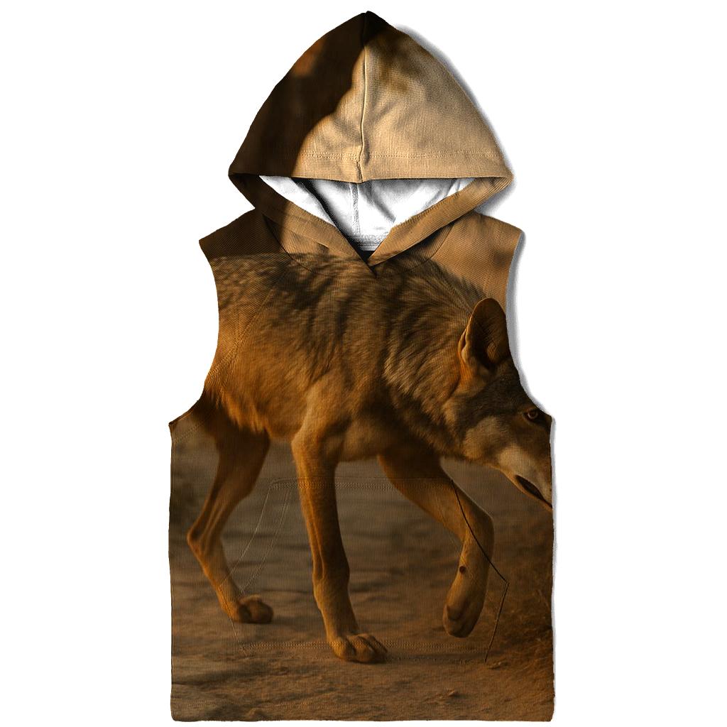 Iberian Wolf Along The Transhumance Stone Way graphic hoodies