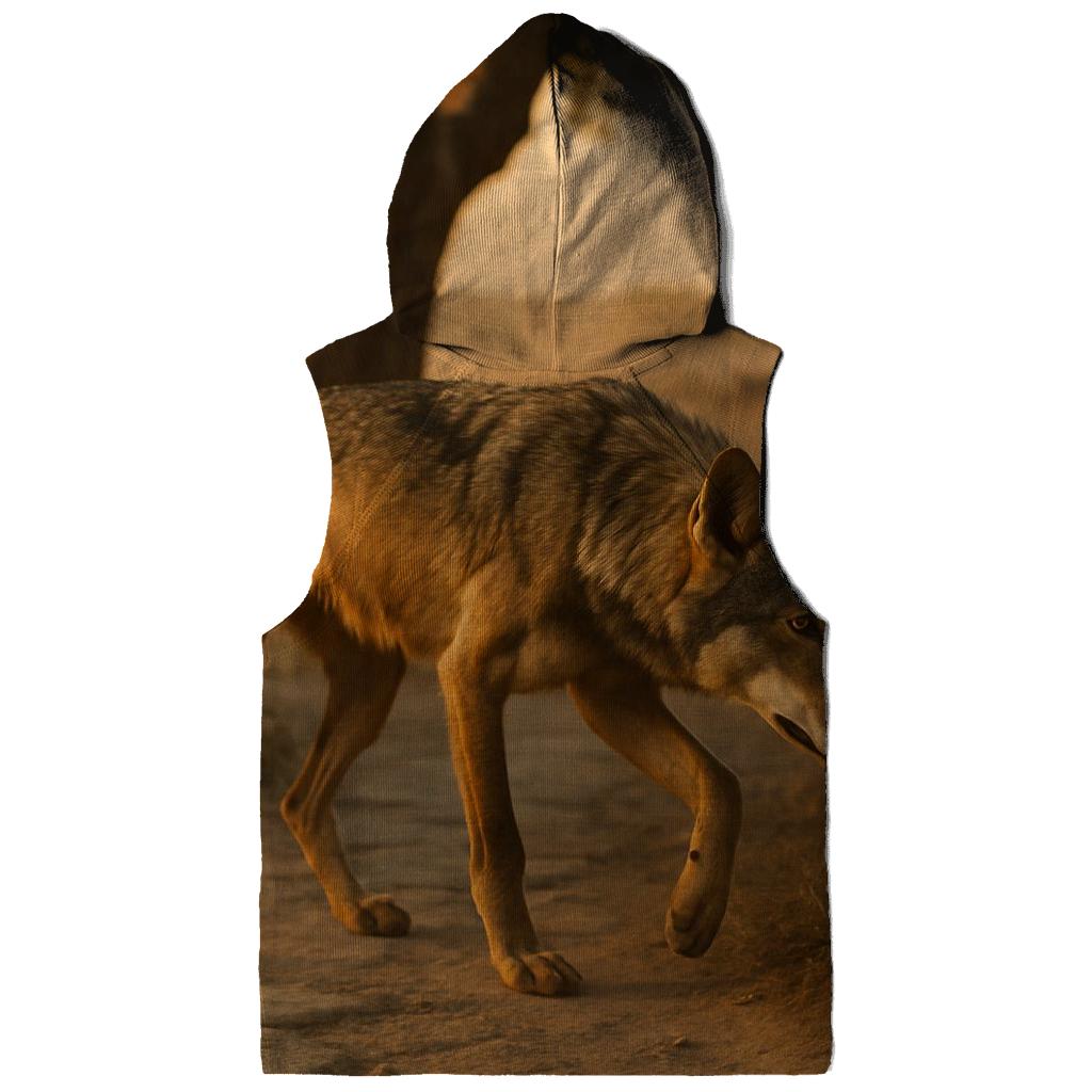 Iberian Wolf Along The Transhumance Stone Way graphic hoodies