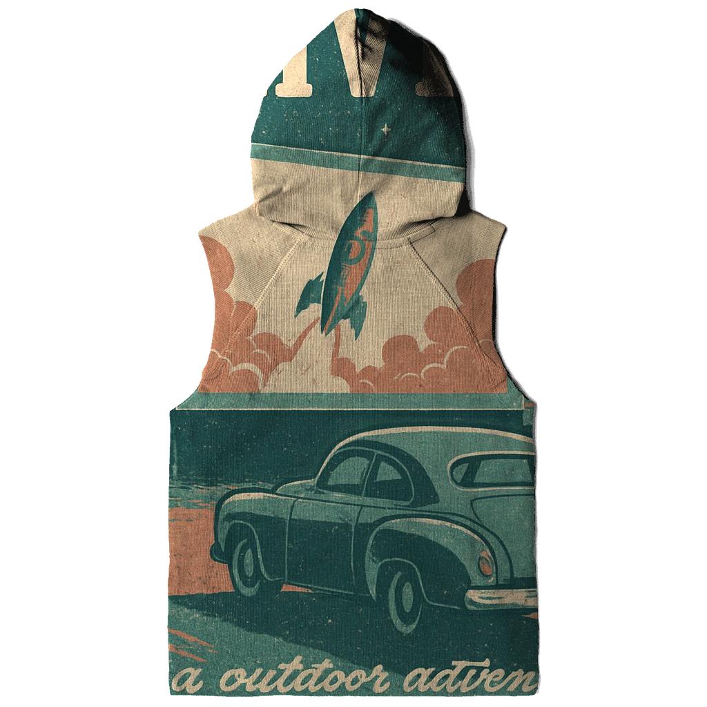 Weathered Space Age Drive In Cinema Poster hoodie designs