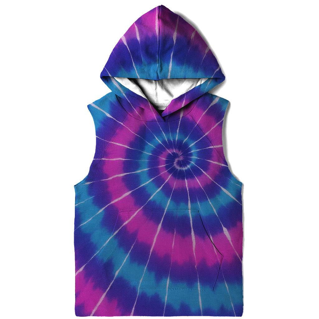 Nebula Spiral Overdye Whirlpool custom hoodies