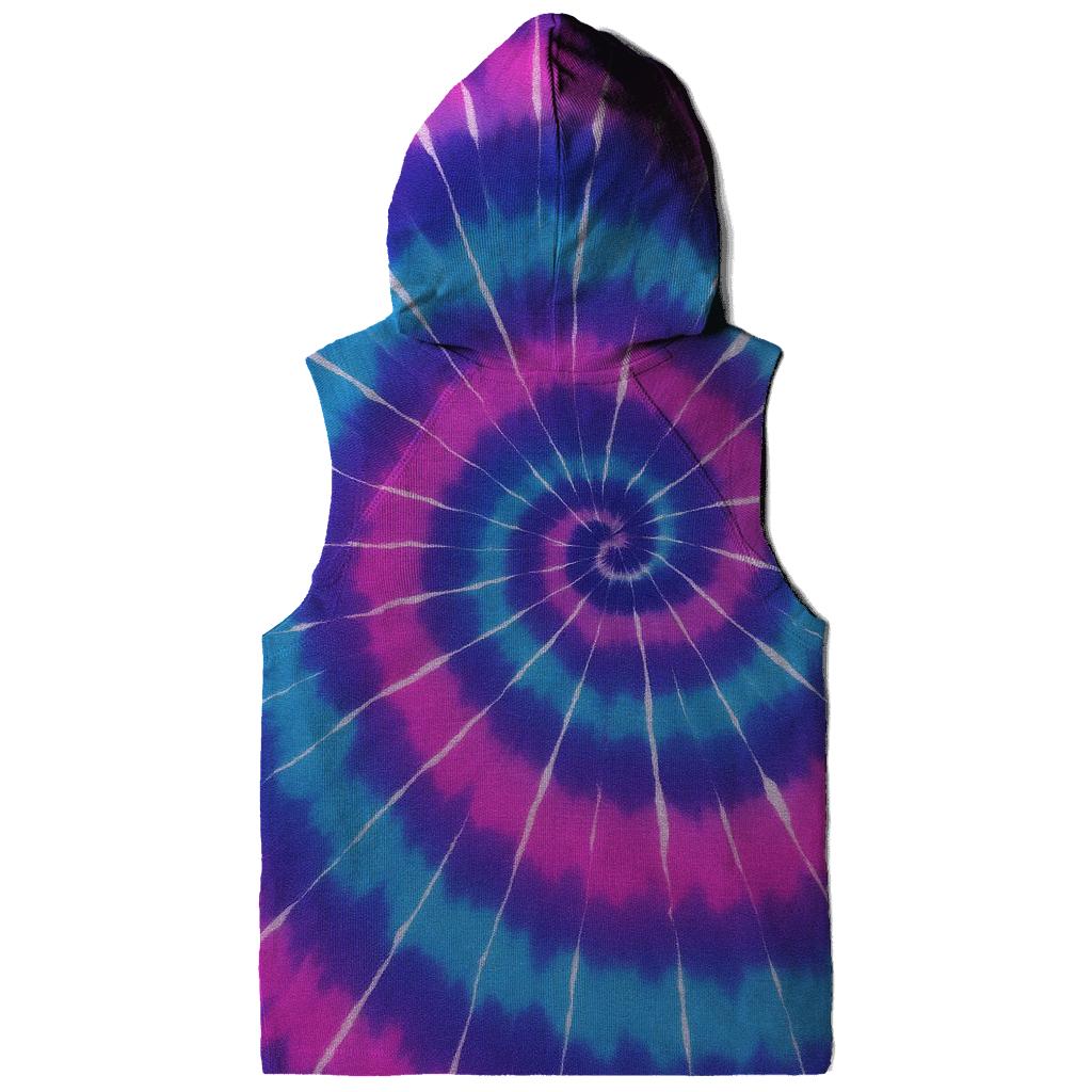 Nebula Spiral Overdye Whirlpool custom hoodies