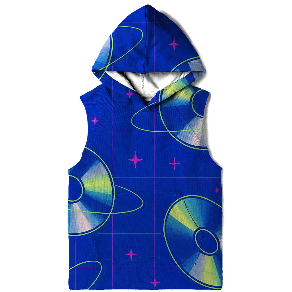 Laser Disc Orbit Pattern hoodie styles