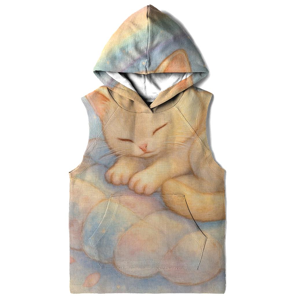 Aurora Quilt Cloud Kitten hoodies fashion