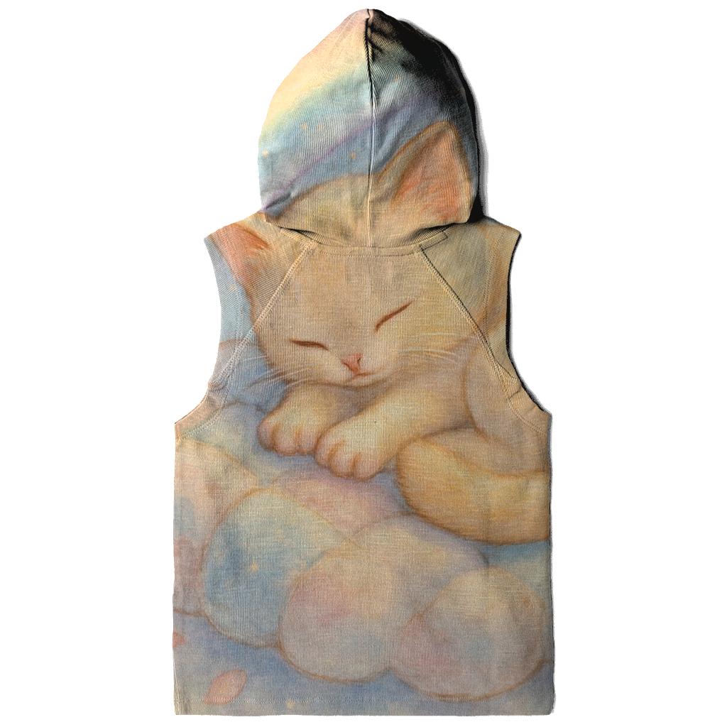 Aurora Quilt Cloud Kitten hoodies fashion