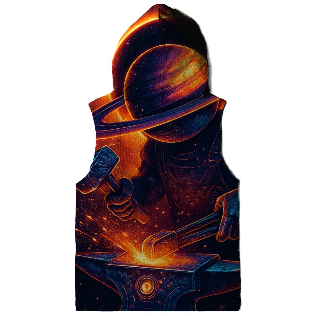 Clockwork Eclipse Forge printed hoodies