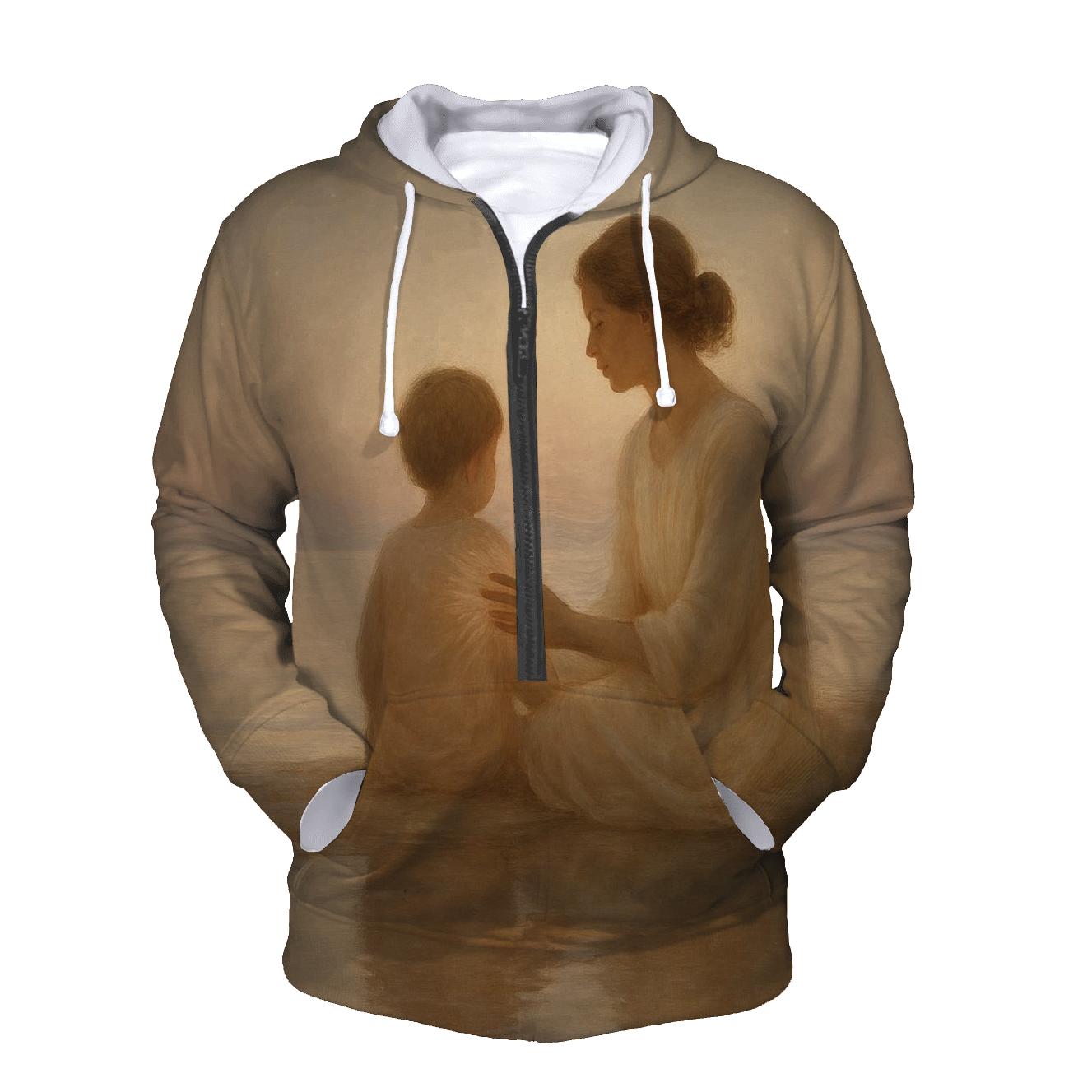 The Quiet Harbor: Where A Child Learns To Be Brave custom hoodies