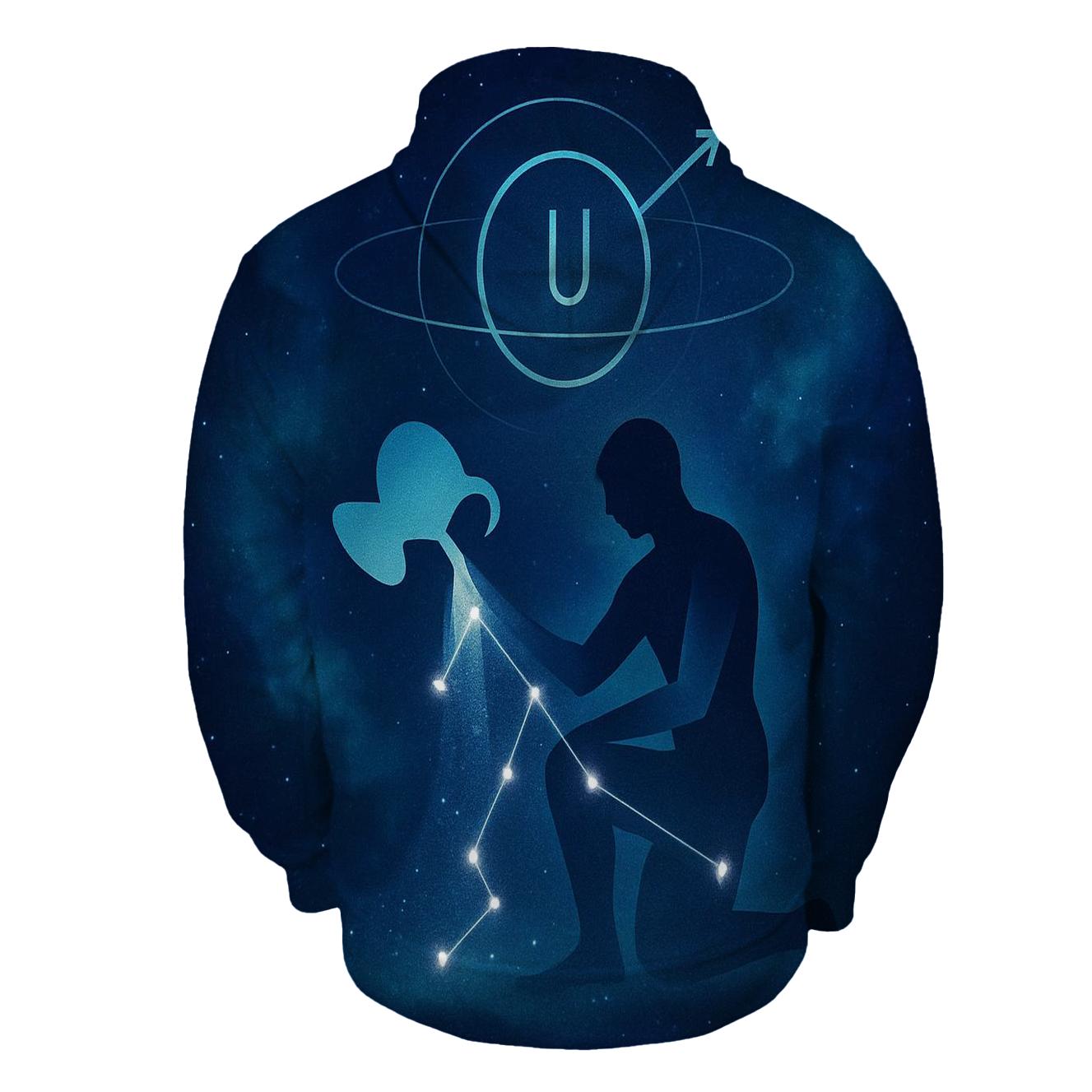 Aquarius Uranus Retrograde Star Pourer hoodies fashion