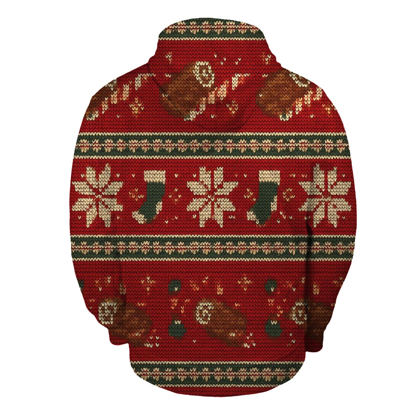 Jolly Yule Log Rocket Row Design premium hoodies