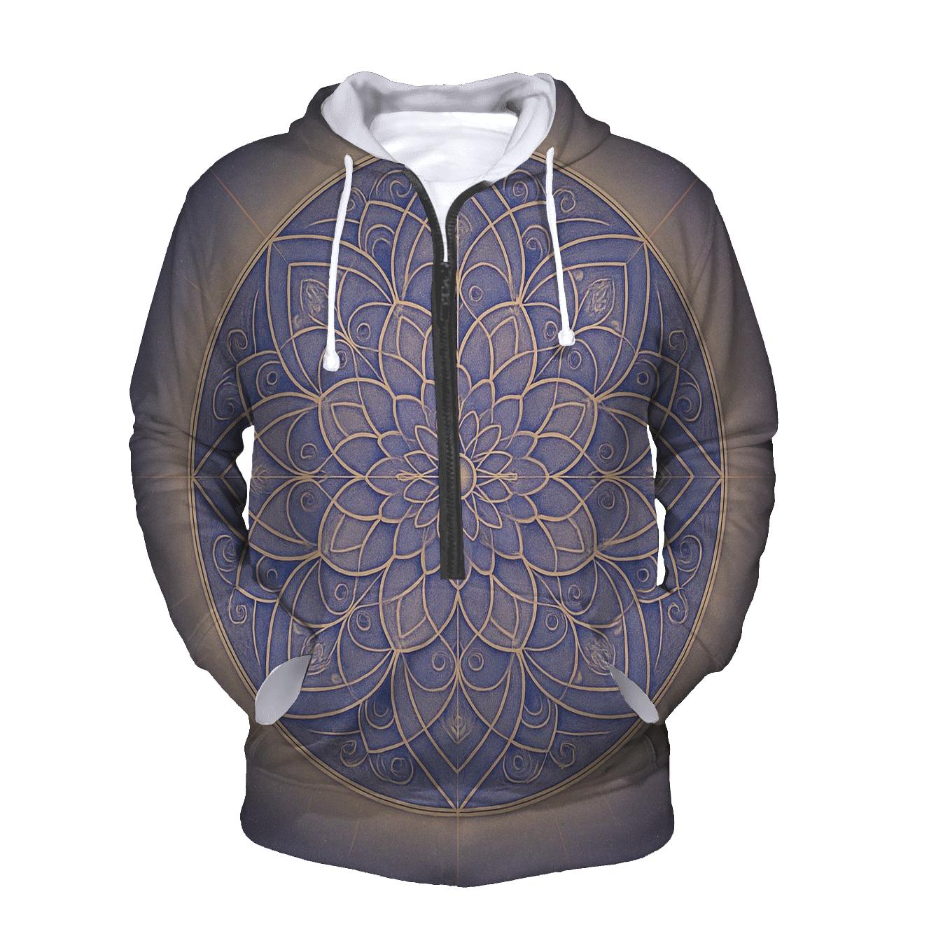 Aurora Prayer Geometry hoodies fashion