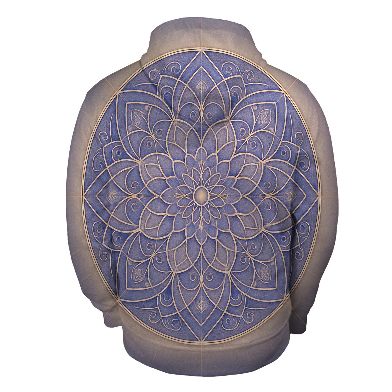 Aurora Prayer Geometry hoodies fashion