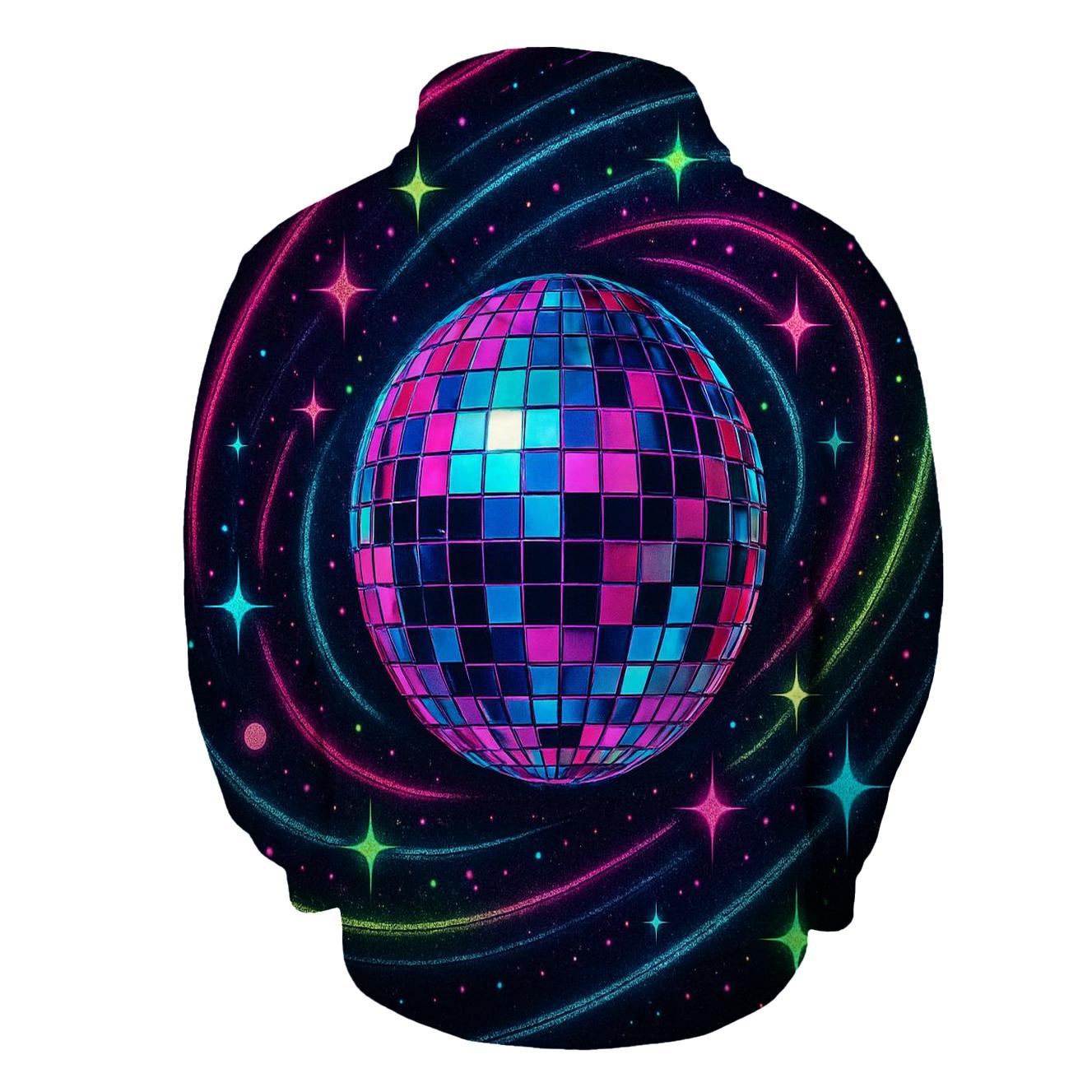 Neon Disco Orbital designer hoodies