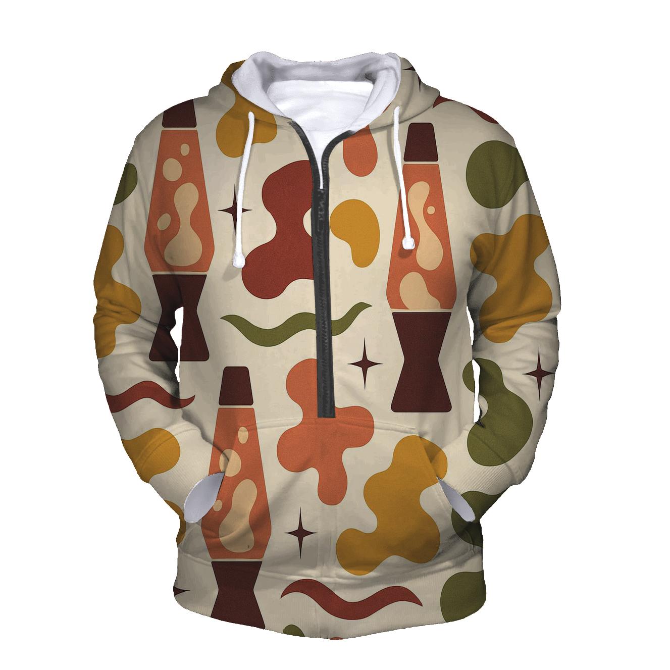 Groovy Lava Lamp Lounge Pattern hoodie designs
