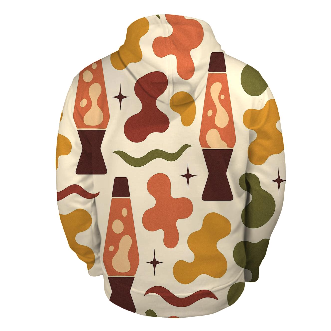 Groovy Lava Lamp Lounge Pattern hoodie designs