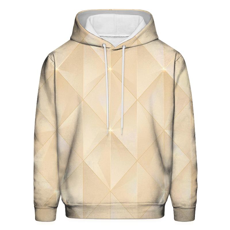 Champagne Prism Lattice graphic hoodies