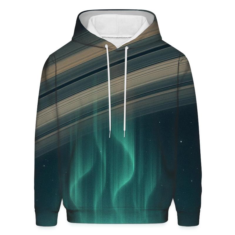 Ring Plane Auroral Horizon printed hoodies