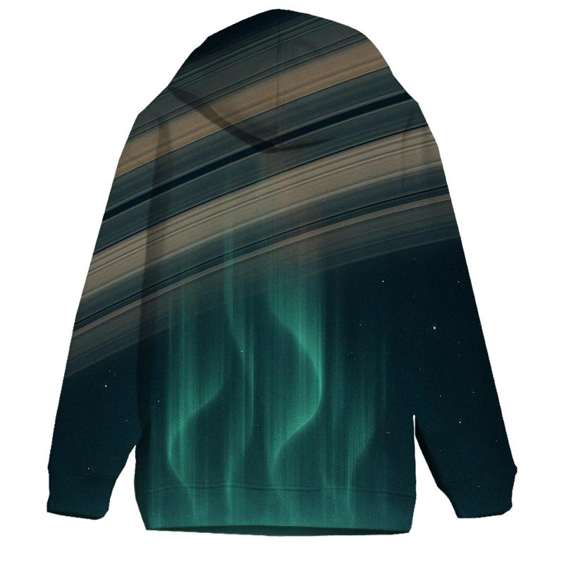 Ring Plane Auroral Horizon printed hoodies