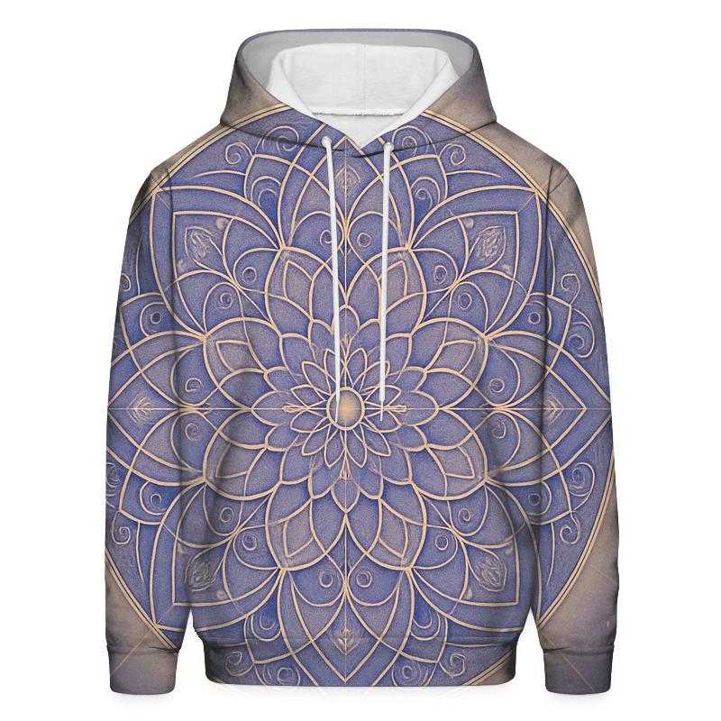 Aurora Prayer Geometry pullover hoodies