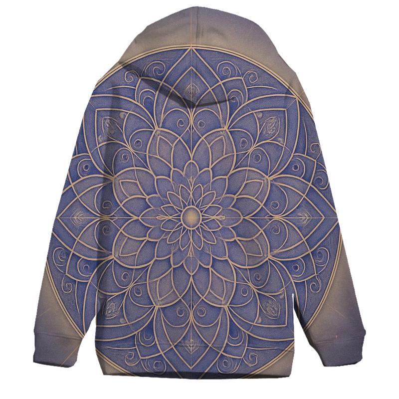 Aurora Prayer Geometry pullover hoodies