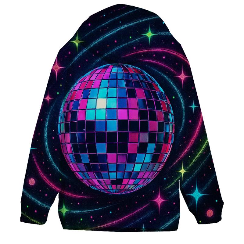 Neon Disco Orbital custom hoodies