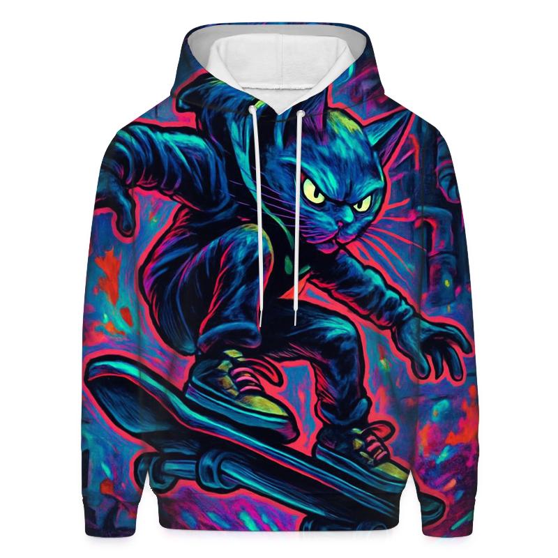 Prismatic Skatepark Alley Cat Mirage hoodie designs