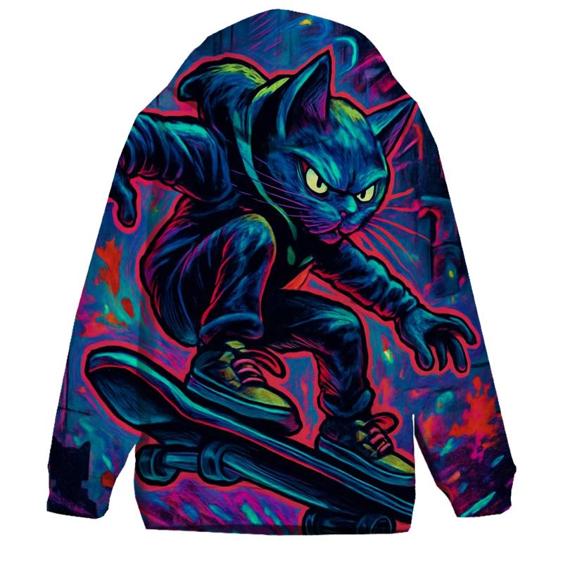 Prismatic Skatepark Alley Cat Mirage hoodie designs