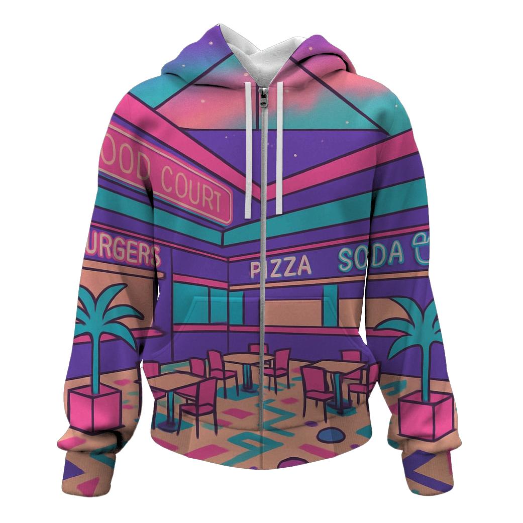 Miami Mall Food Court Nebula hoodies fashion