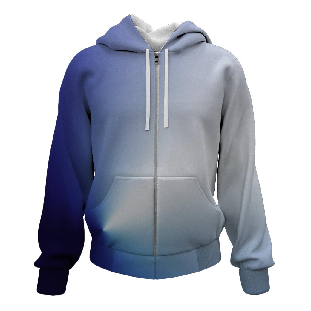 Polar Haze Conic Gradient embroidered hoodies