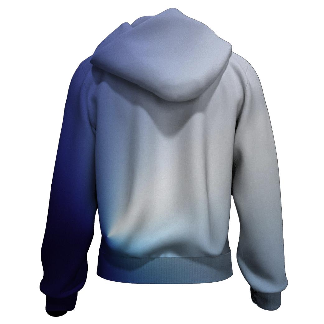 Polar Haze Conic Gradient embroidered hoodies