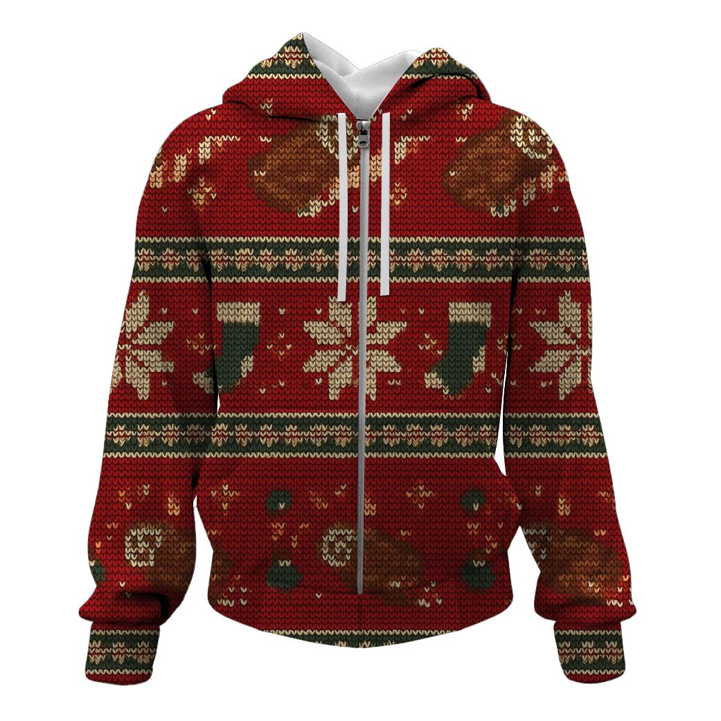 Jolly Yule Log Rocket Row Design custom hoodies
