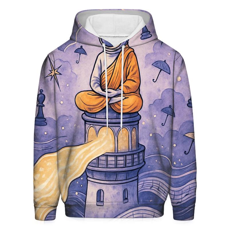 Lighthouse Of Liquid Starlight embroidered hoodies