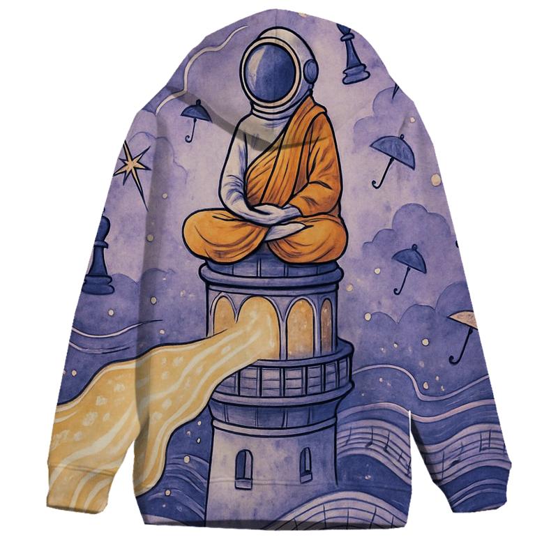 Lighthouse Of Liquid Starlight embroidered hoodies