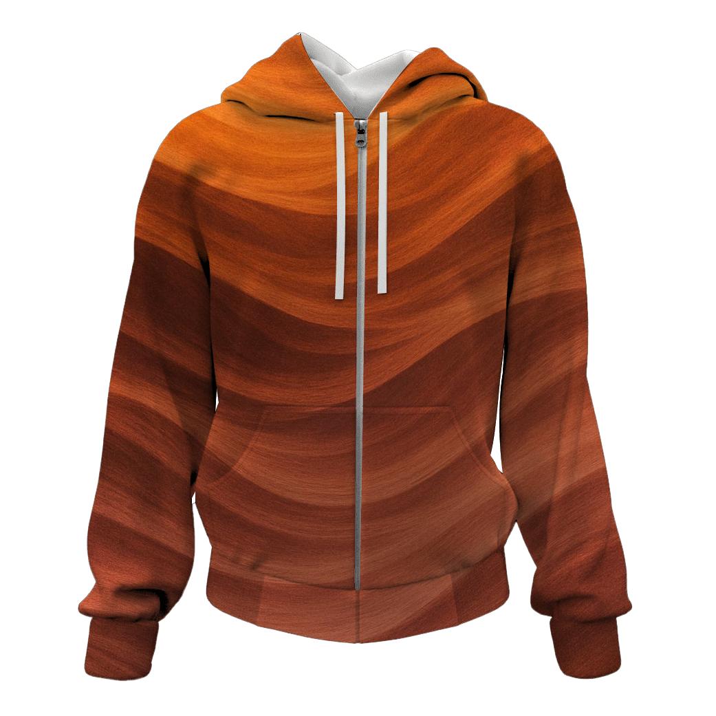 Molten Sandstorm Gradient Flow pullover hoodies