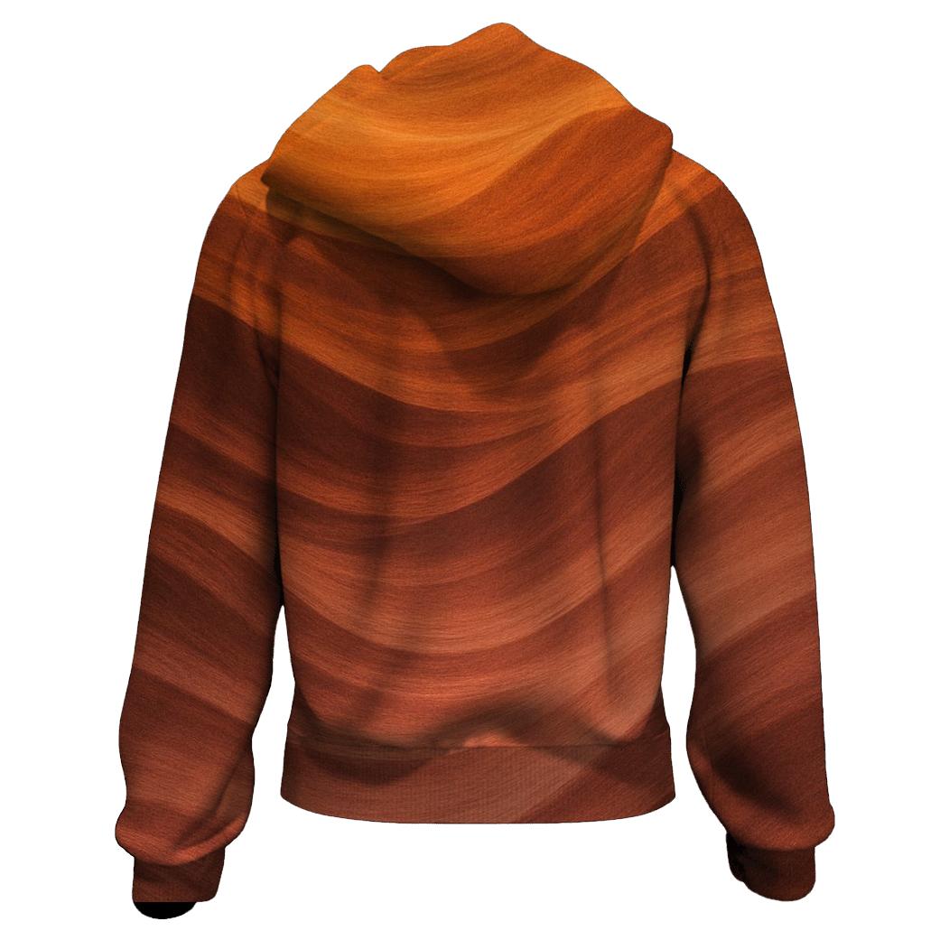 Molten Sandstorm Gradient Flow pullover hoodies