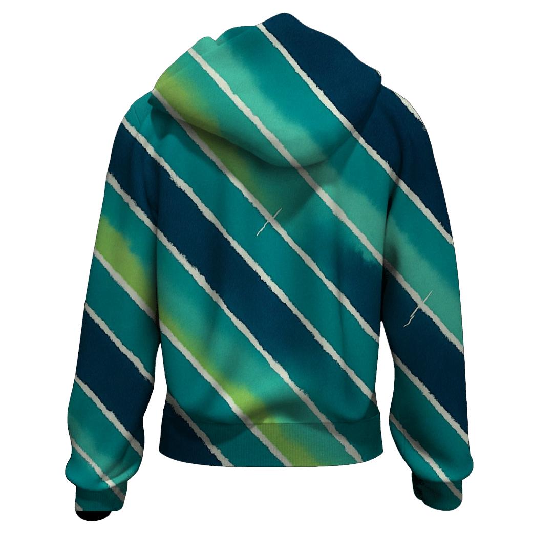 Arashi Diagonal Aurora Clamp Lines hoodie trends