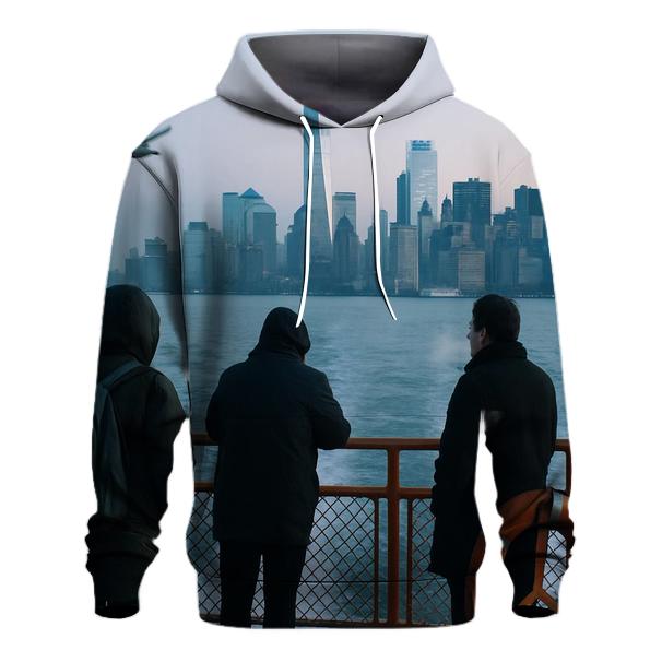 First Ferry Light Over Lower Manhattan hoodie trends