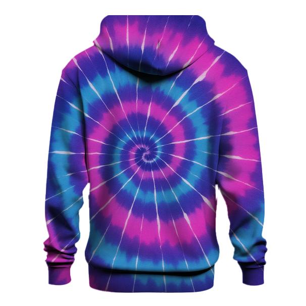 Nebula Spiral Overdye Whirlpool printed hoodies