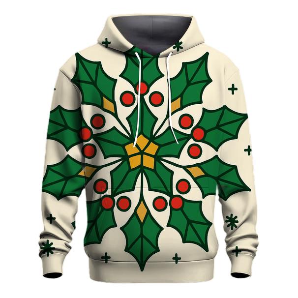 Celestial Holly Star Lattice zip-up hoodies