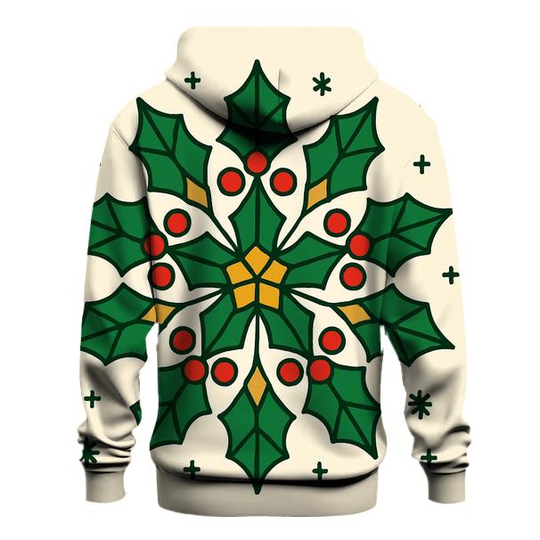 Celestial Holly Star Lattice zip-up hoodies