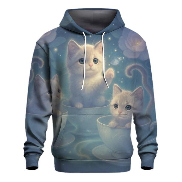 Moonlit Teacup Kitten Carousel hoodies fashion