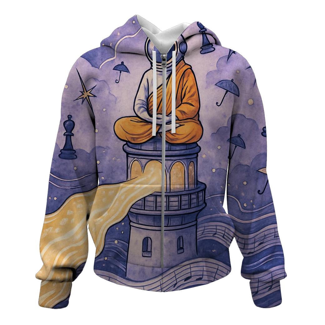 Lighthouse Of Liquid Starlight premium hoodies