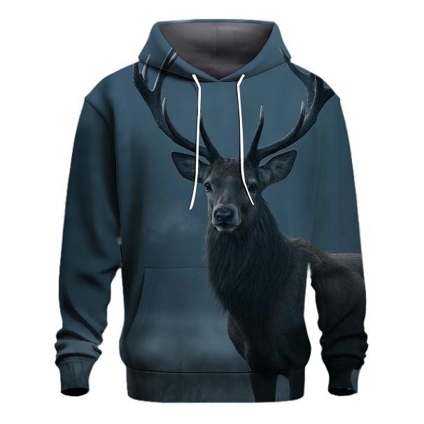 Mist Edge Stag Red Deer zip-up hoodies